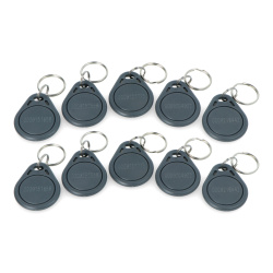 Oval Metal Key Ring Tag - 1.3 x 2.3