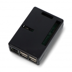 Raspberry Pi 5 Case black-gray Botland - Robotic Shop