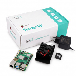 JustPi StarterKit with Raspberry Pi 4B WiFi 4GB RAM + 32GB microSD 