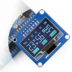 Waveshare OLED transparent 1,51 pouces, 128 x 64, SPI/I2C, écran