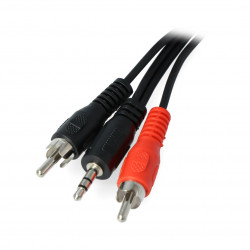 Goobay Cable de Audio Estéreo Jack 3.5mm Macho/Macho 3m Negro