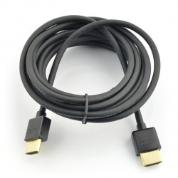 Buy Cable HDMI 1.4 Blow with ferrite filter - 3m Botland - Robotic Shop