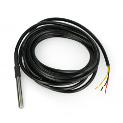 Digital temperature sensor DS18B20 - waterproof - 3m - with XH2.54-3P  connector