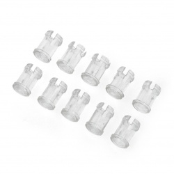 thumbnail interactive-video image 1 of 50x Black Plastic LED Light Holder Bezel Clip Mounting Brackets - For 3/5/10mm LEDs 1 of 3