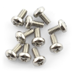 Spacer, Round, Unplated, Aluminum, M6 Screw, 30mm Length