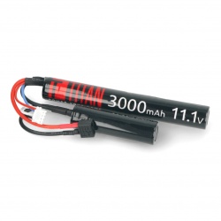 Titan Power 7.4v 3000mAh 16C Nunchuck Type Li-Ion Battery (Connector:  Standard Deans) - 850001297516