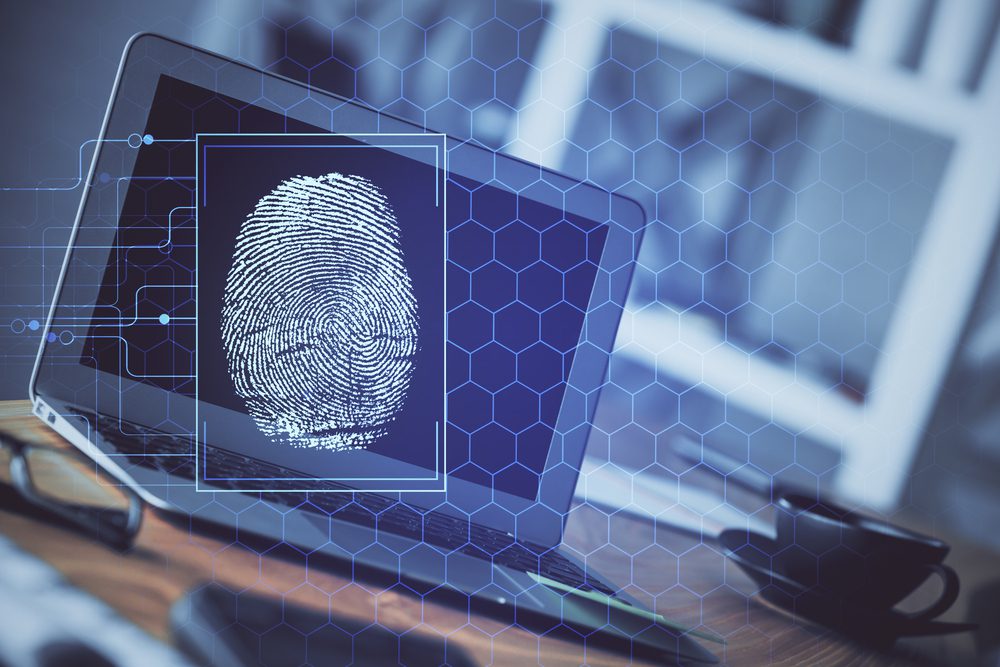 Securing a PC using a fingerprint scanners