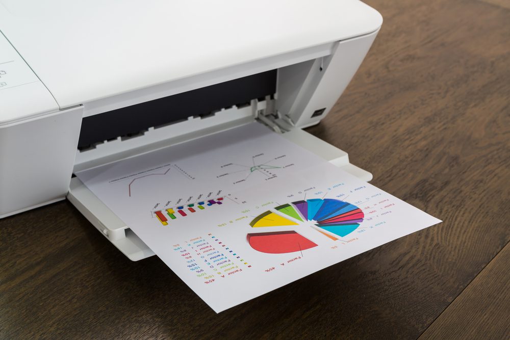 Laser printer with scanner