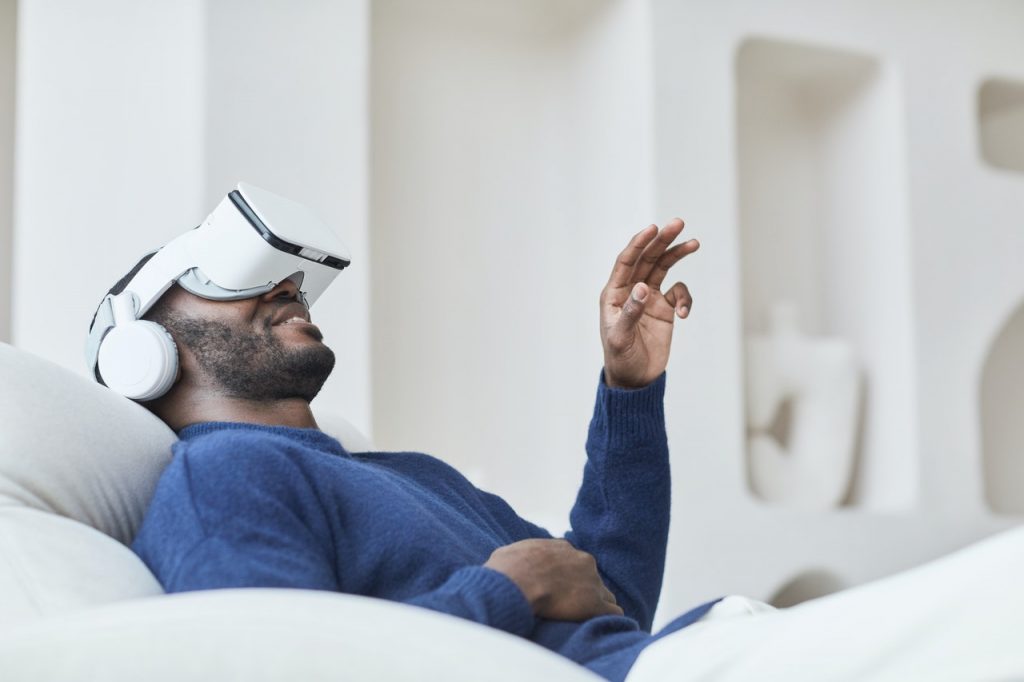 Watching 360 VR movie