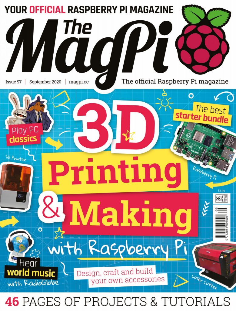 Magazyn MagPi Raspberry wrzesień 2020