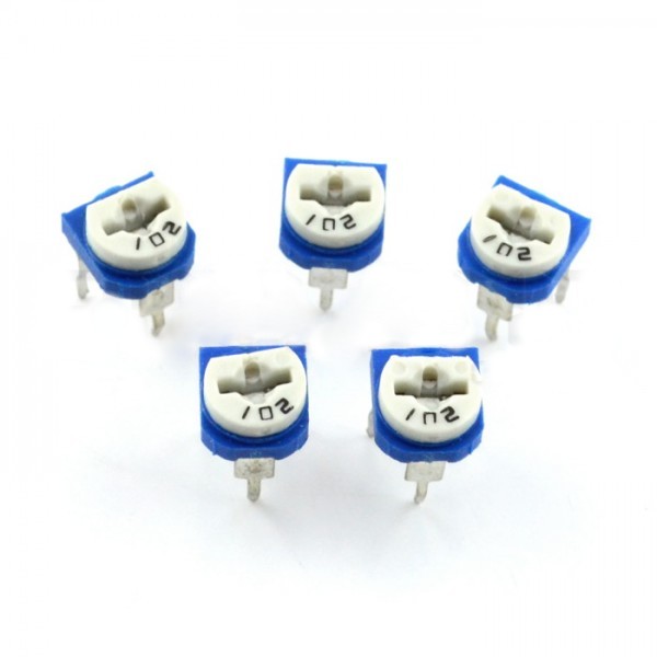 Mounting potentiometer - connected to the analog leads can be used as an element of the user interface - a simple knob