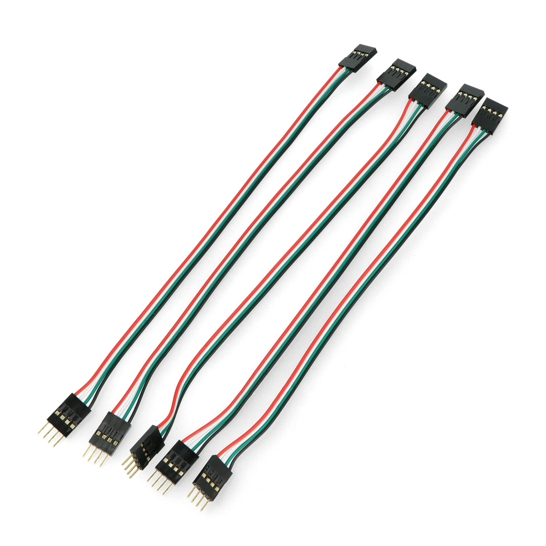 4 Pin Flat Flexible Ribbon Cable Dupont Connector For Rc