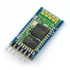Bluetooth module HC-05 v2- communicates via serial interface UART (RX pins, TX), supports the AT commands. Work with a