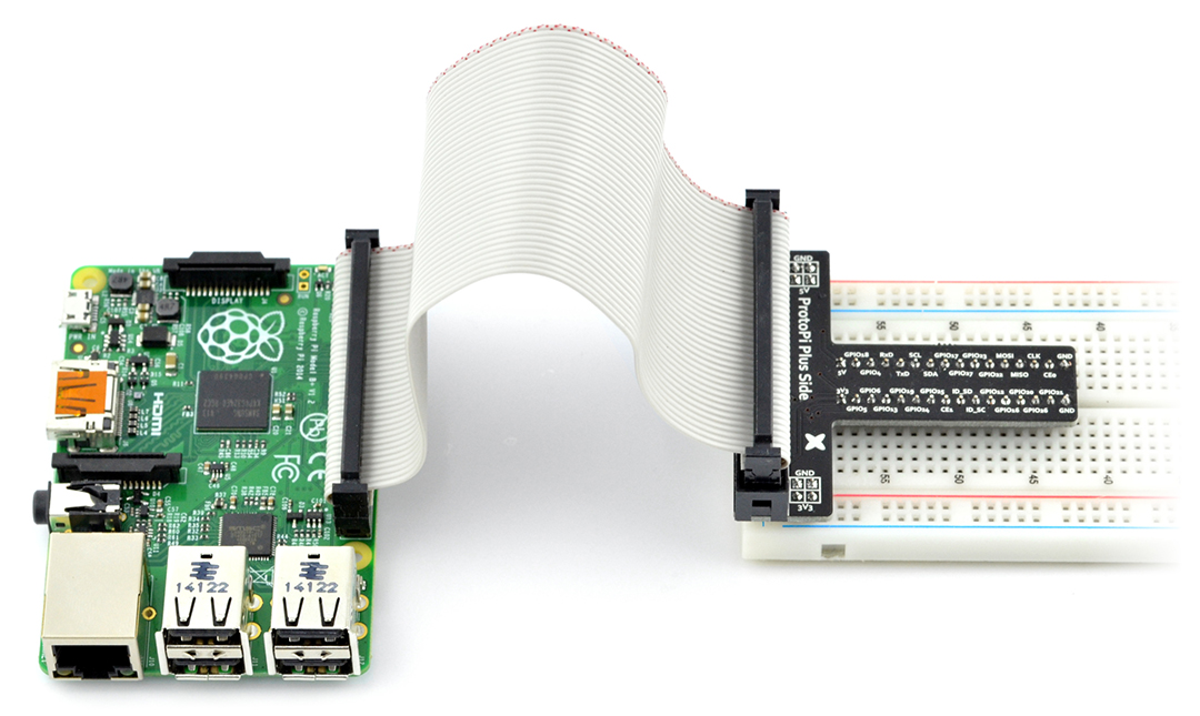 GPIO Kit Extension Board Adapter Breadboard 26pin GPIO Ribbon Cable for  Raspberry Pi