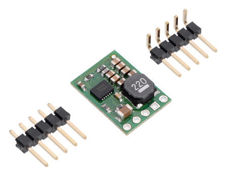 Pololu D24V10F6 - step-down converter - 6 V, 1 A