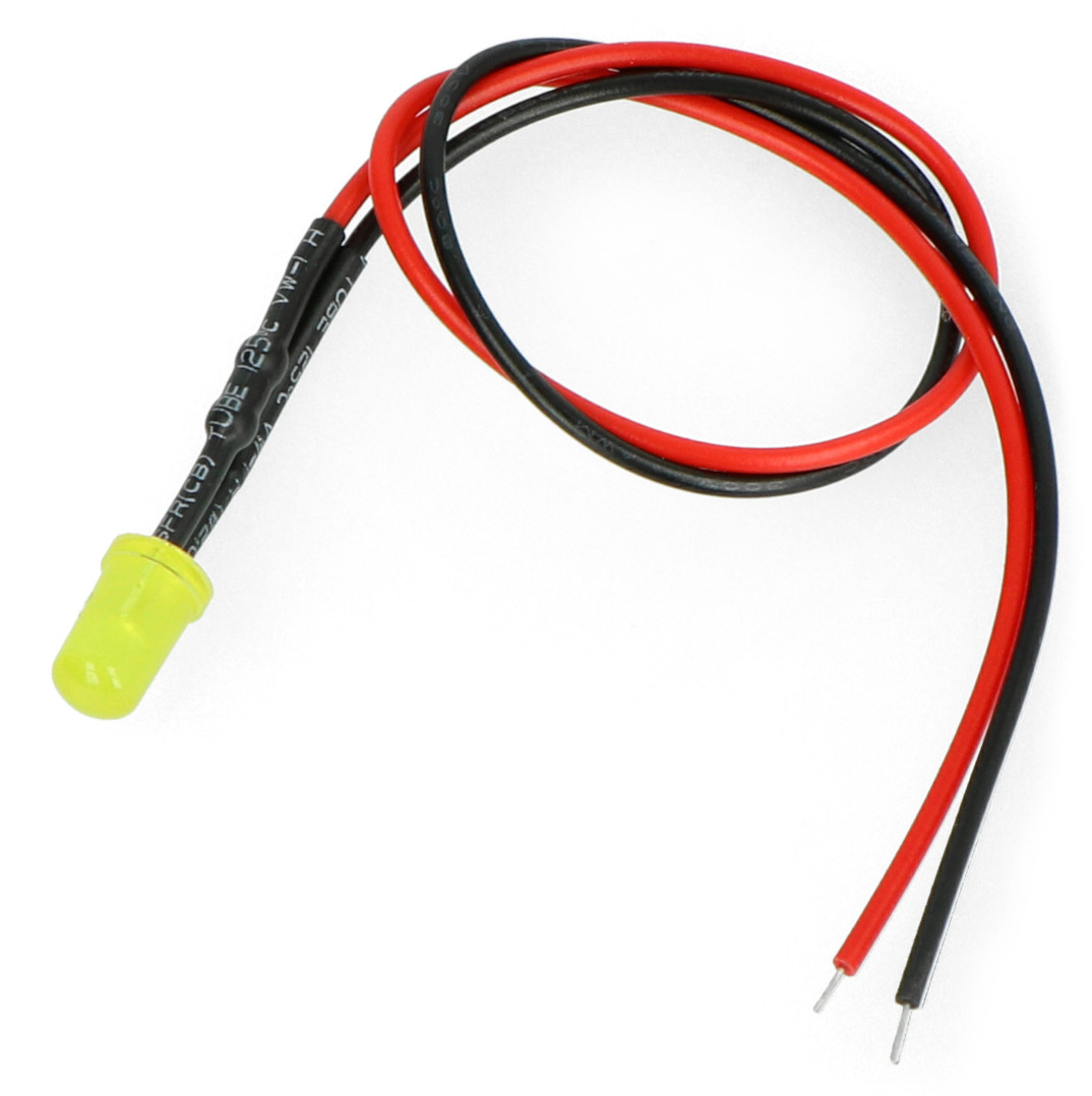 12V LED resistor wire - yellow Botland - Shop