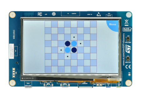 STM32F746G Discovery + ekran pojemnościowy dotykowy