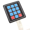 Numeric keyboard- membrane, self-adhesive, equipped with 12 keys