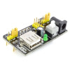 Power supply module for MB102 breadboards- 3.3 V / 5 V - allows the connection of a power supply of 5 V or 3.3 V using the