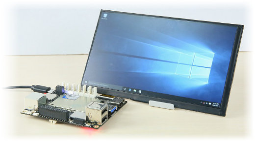 Ekran IPS do LattePanda Ekran IPS 7'' 1024x600px do minikomputera LattePanda
