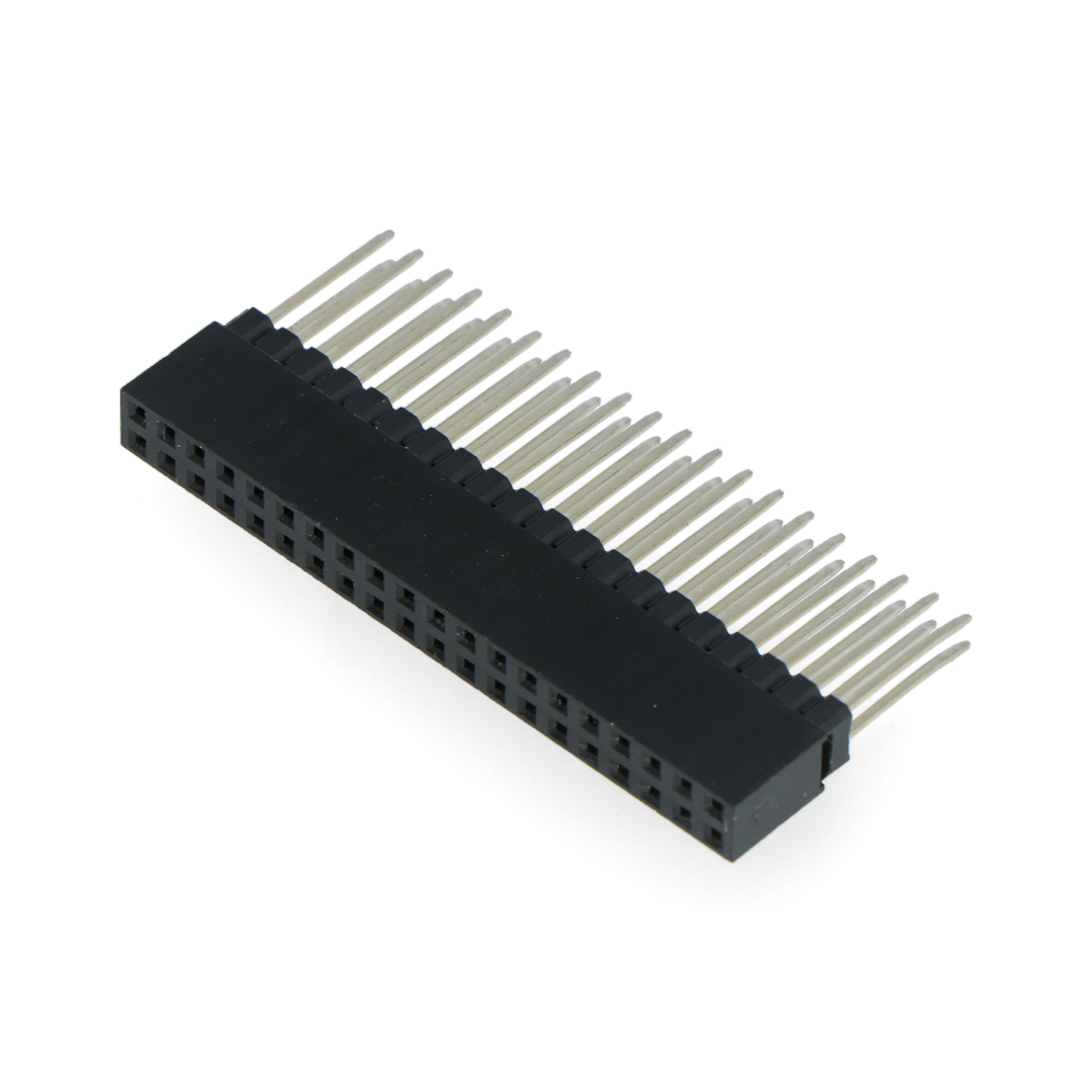 50PCS Single Row 1x3 pins 2.54mm Female Header Straight Connector 