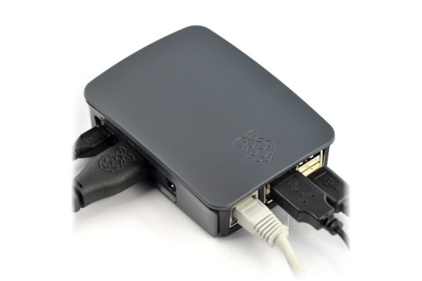 Zestaw Raspberry Pi 3B+ z obudową grafitową