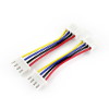 Connection cable 4-pin, 4 cm, raster 2.54 mm - 2 PCs