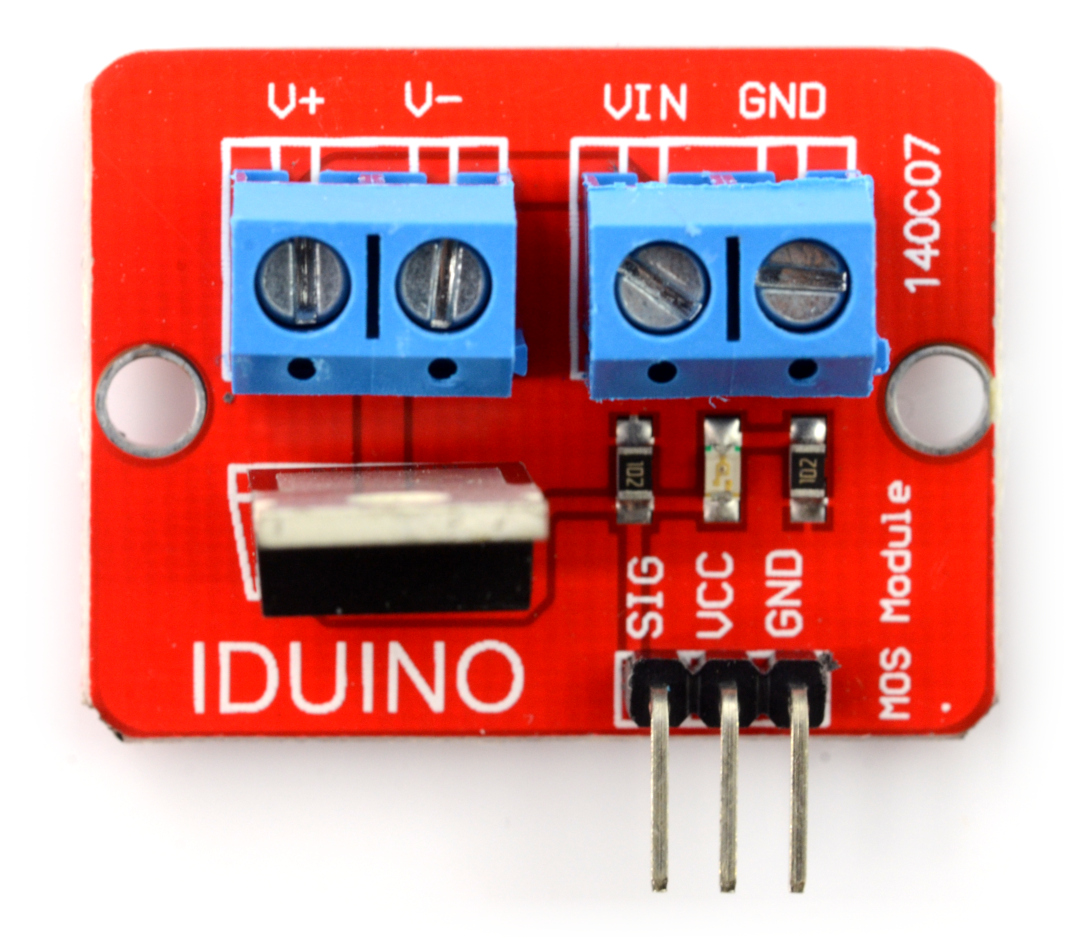 Davitu Electrical Equipments Supplies 5pcs TOP MOSFET Button IRF520 MOSFET Driver Module