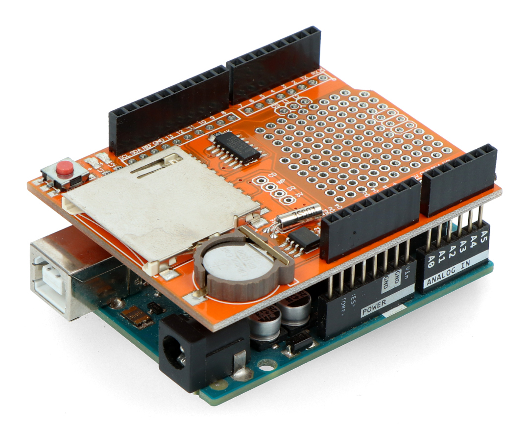 Data Logger Module Logging Shield Data Recorder DS1307 for Arduino UNO SD Card 