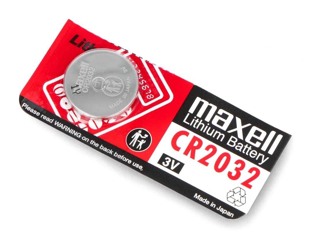 Buy Murata lithium battery CR2032 mini 3V - 5pcs. Botland - Robotic Shop