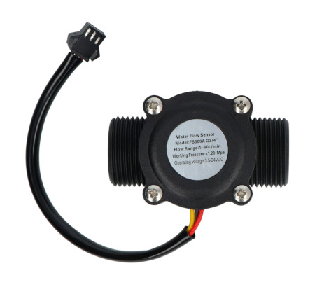 Liquid flow sensor FS300A 60l/min - 3/4'' thread