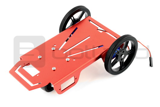 Podwozie robota mini 2WD - Feetech FT-MC-002-KIT - aluminiowe
