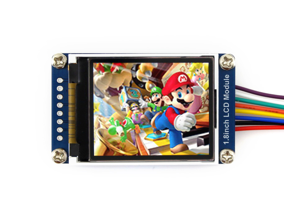 LCD TFT - color display 1,8'' 128x160px SPI - Waveshare 13892 LCD TFT - color display 1,8'' 128x160px SPI - Waveshare 13892