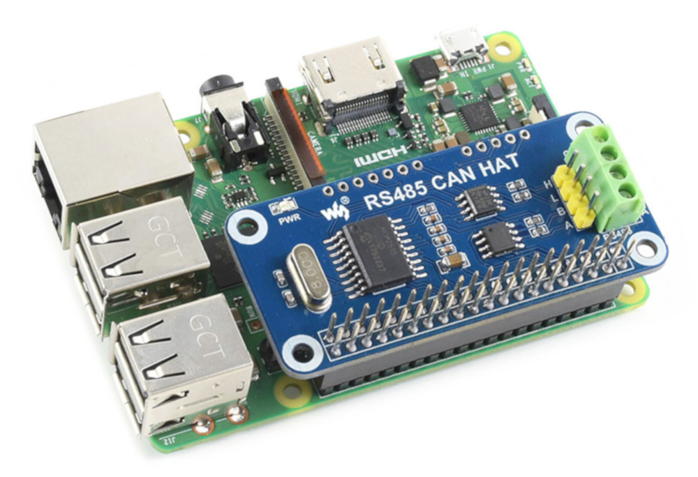 Waveshare RS485 CAN HAT - overlay for Raspberry Pi Botland 