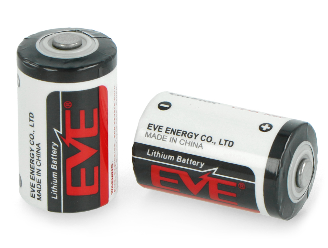 5x Batterie ER14250 1.2Ah universal 