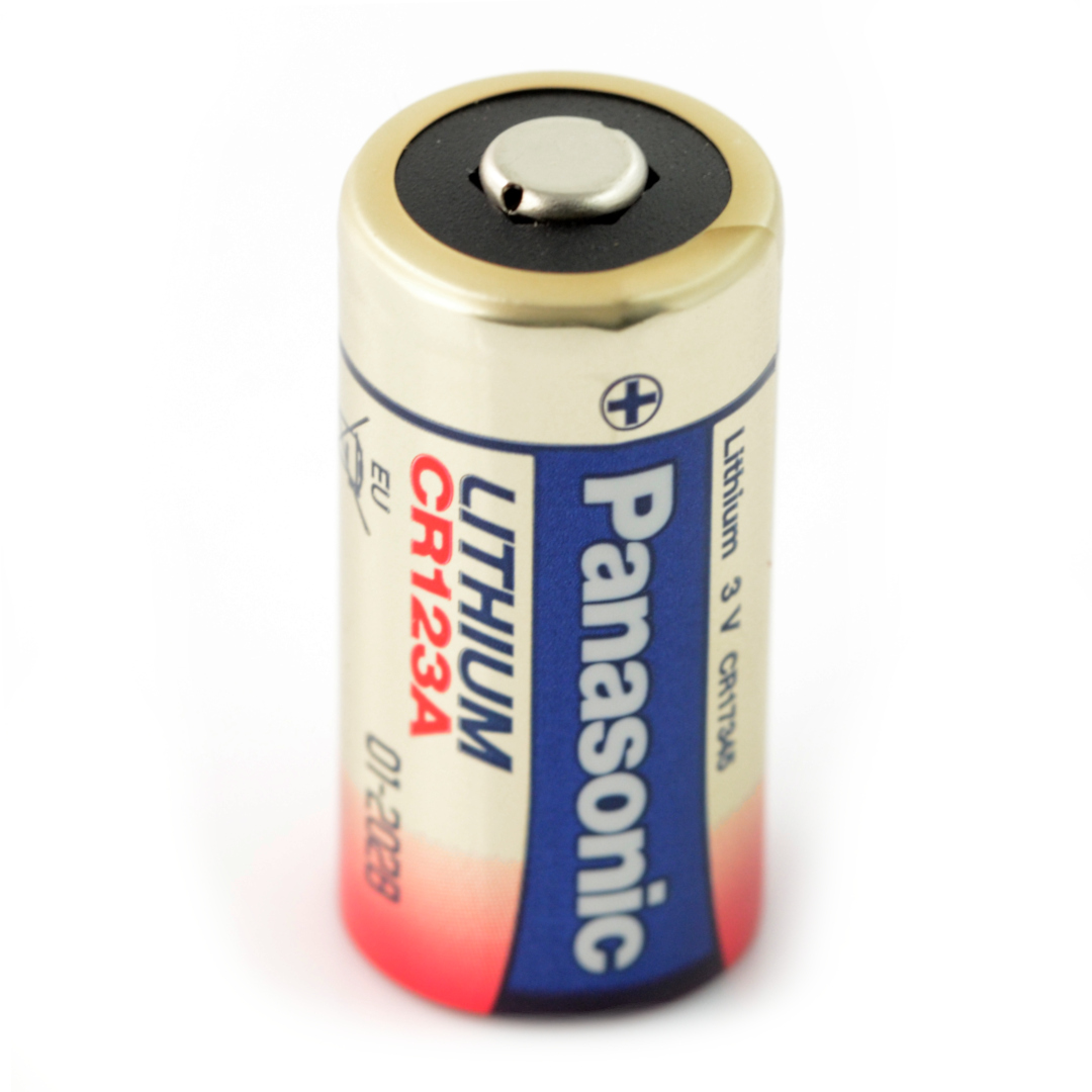 5x Panasonic CR123A  CR123  CR17345  Lithium Batterie  3 V  1400 mAh 
