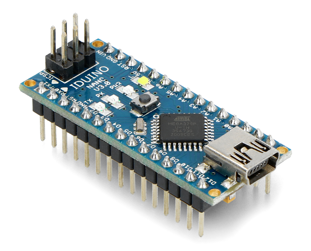 Iduino Nano - compatible with Arduino + USB wire Botland - Robotic Shop