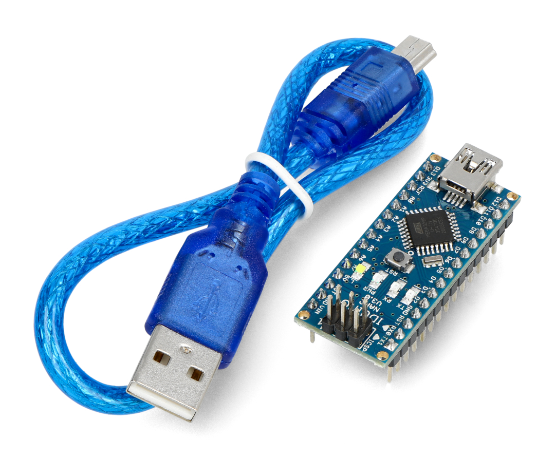 Iduino Nano - compatible with Arduino + USB wire Botland - Robotic