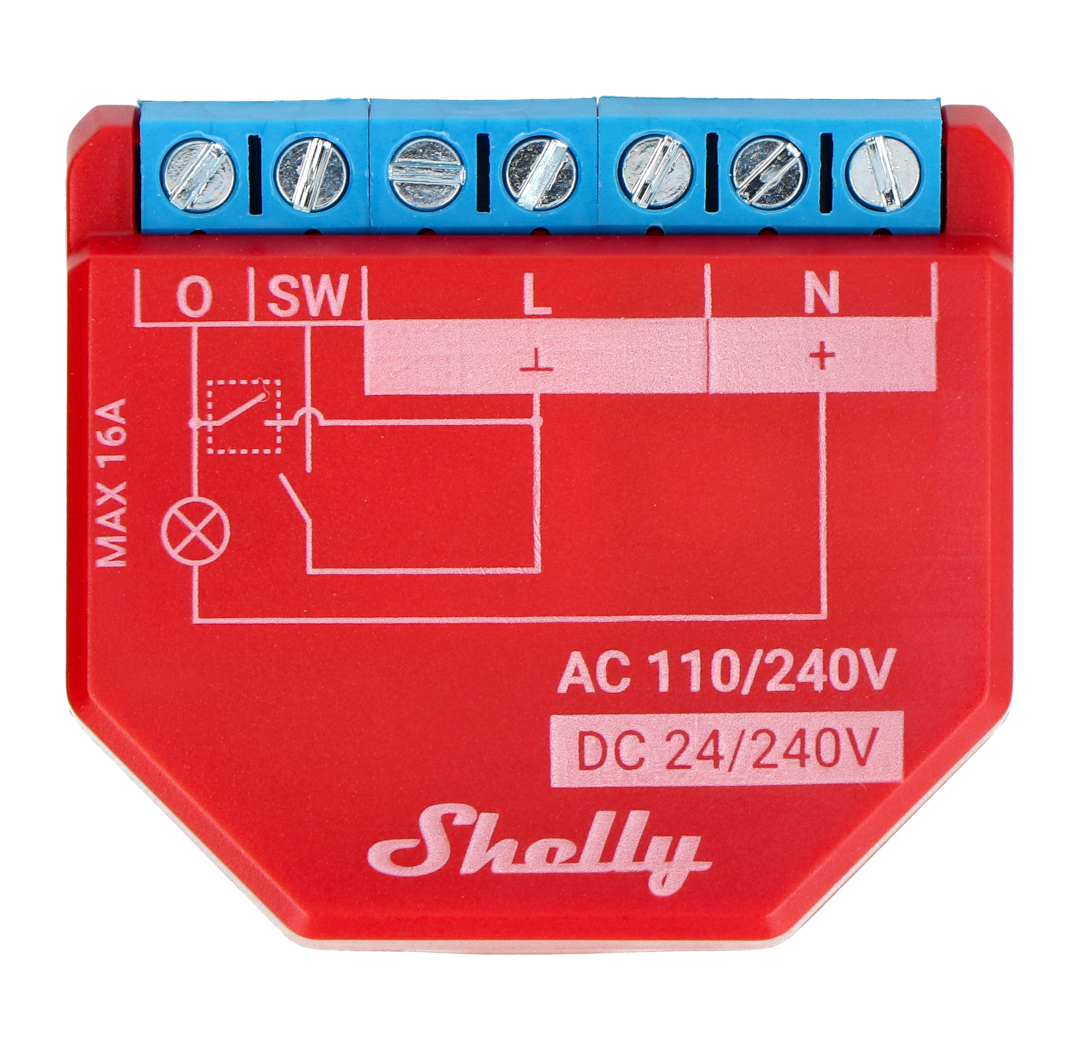 Shelly Qubino Wave 1PM - 1-channel box relay/controller Z-Wave 230