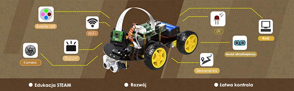 New Smart Robot Car Kit For Esp32 Cam Esp 32 Wifi Iot Robot For Arduino  Project 4wd Mecanum Wheel Great Fun Programming Car Kit