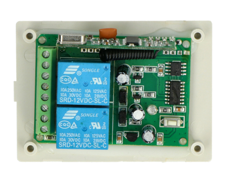 Remote controller 2-channel 12/24V DC