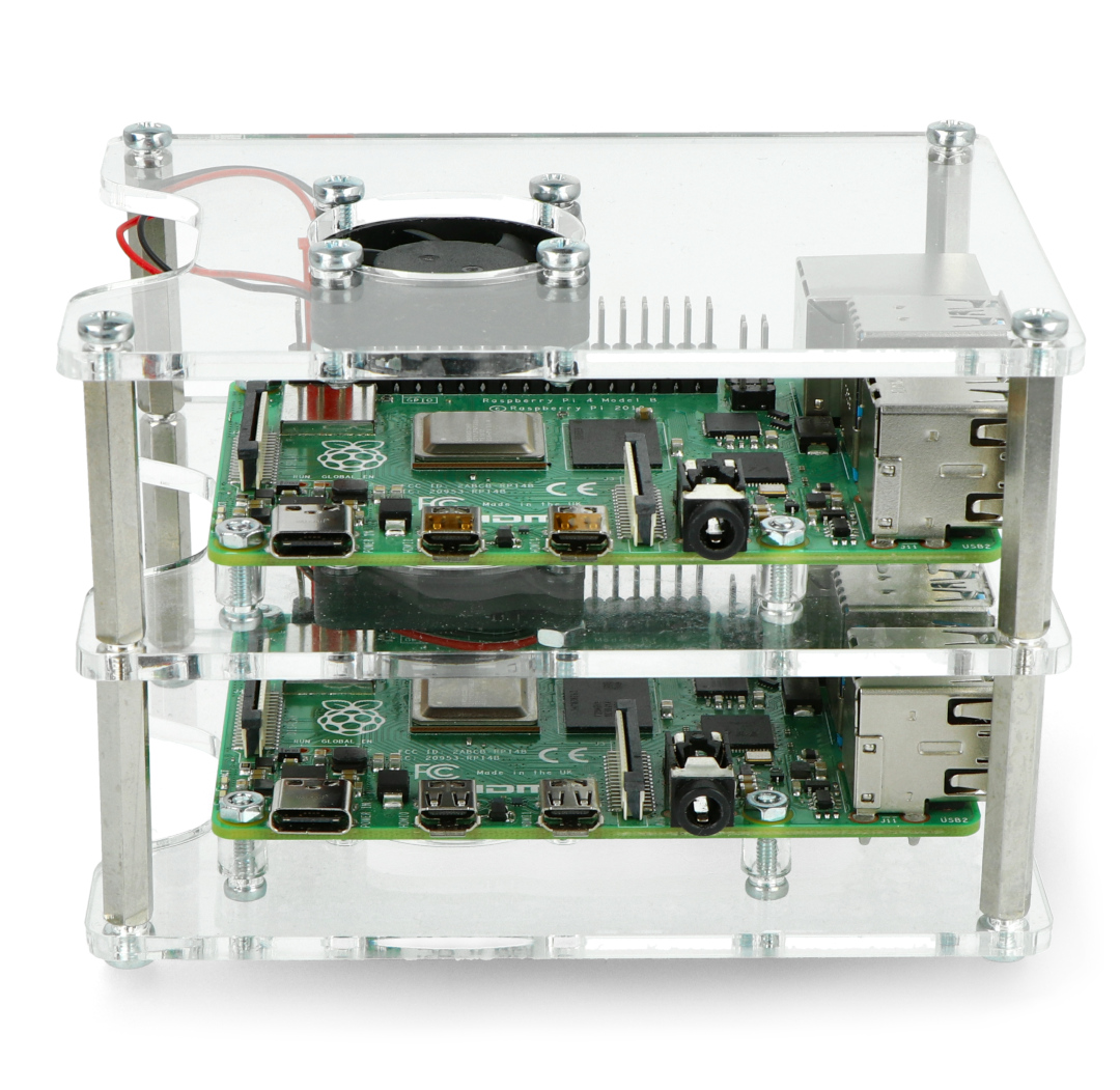 Transparent Clear ABS Plastic Case Box Enclosure for Raspberry Pi 2 B /B V1 