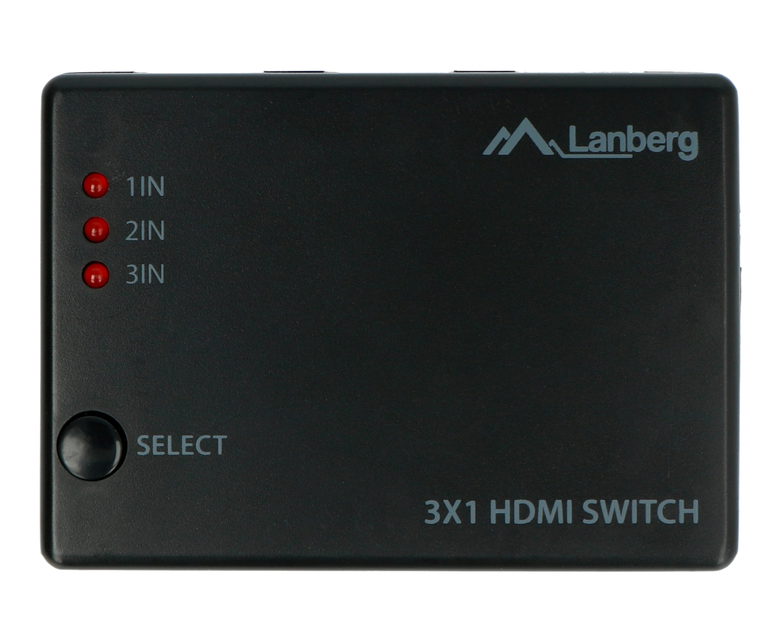 thumbnail image 2 of 3x1 HDMI Switch With Remote – 4K UHD Support – Unbranded Universal Selector 2 of 3