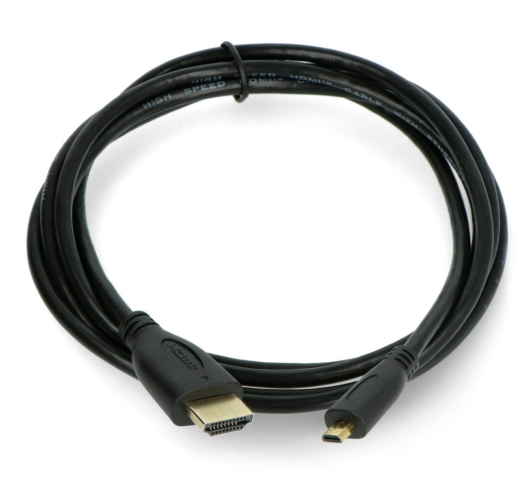 Lanberg microHDMI - HDMI cable - 1,8m Botland - Robotic Shop