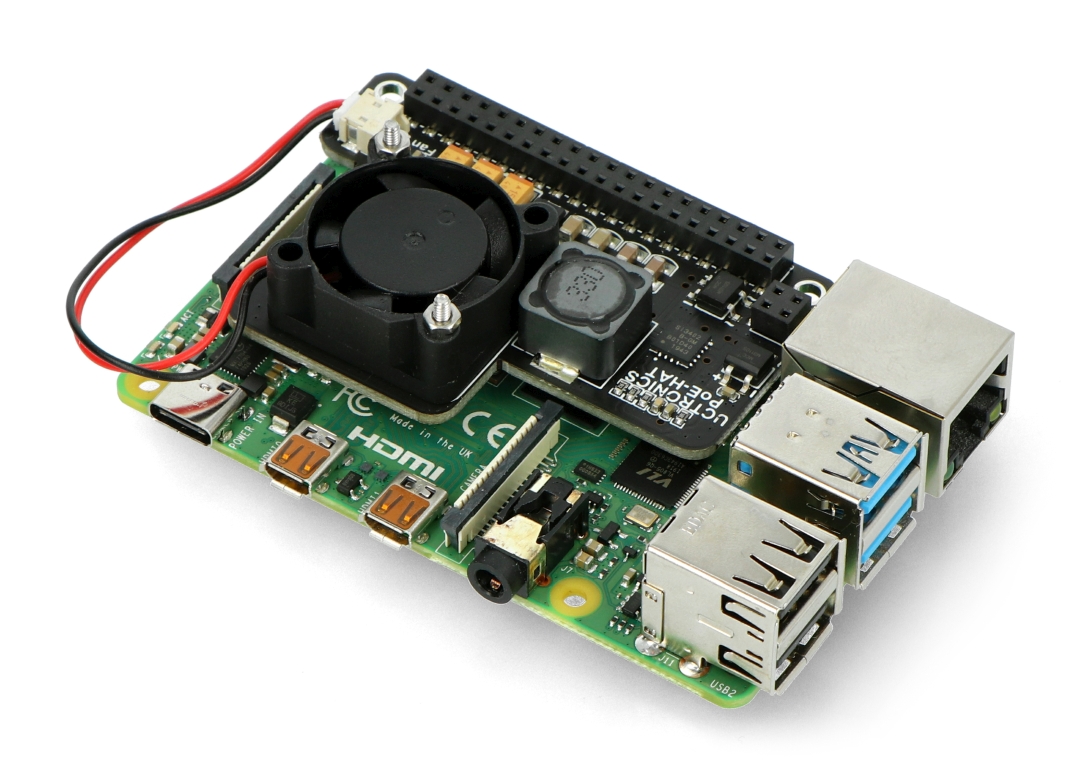 Mini PoE Hat - PoE module for Raspberry Pi Botland - Robotic Shop