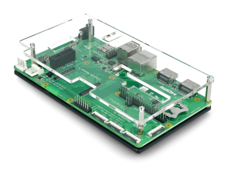 Obudowa do Raspberry Pi CM4IO - przezroczysta otwarta