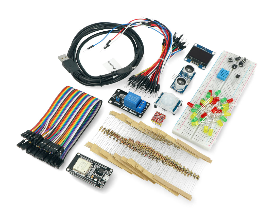 ESP32 Starter Kit with ESP32 WiFi module Botland - Robotic Shop