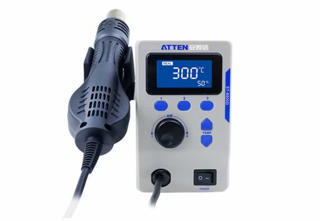 Soldering station hotair ATTEN ST-8800D with fan in flask - 800W Botland -  Robotic Shop