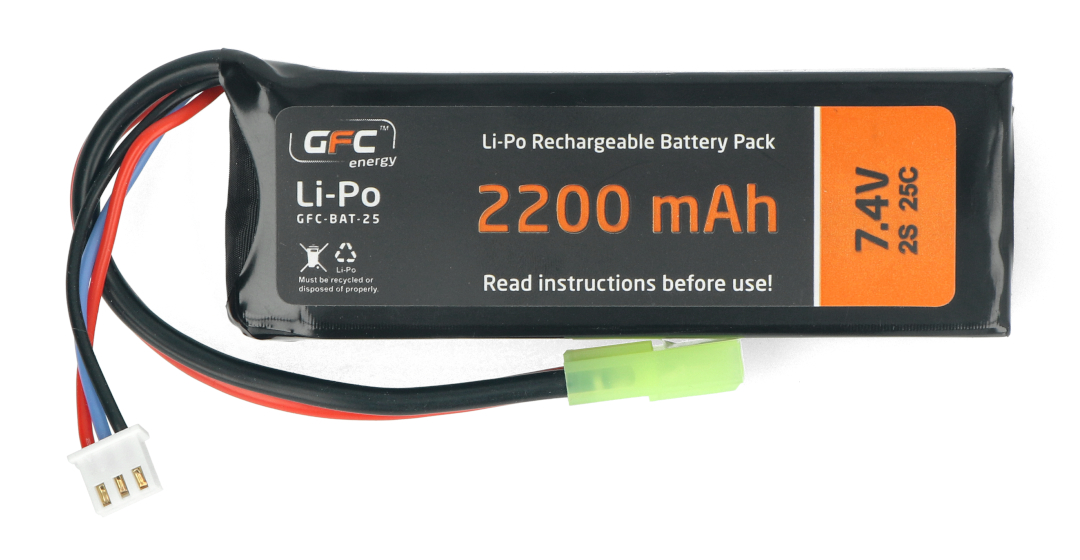 NiMH 8,4V 1100mAh battery GFC - Batteries