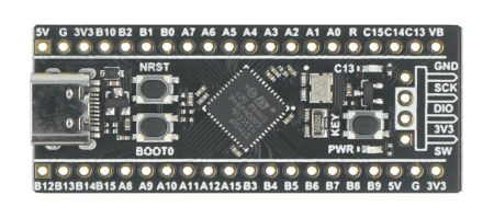Płytka rozwojowa BlackPill v3.1 z mikrokontrolerem STM32F411CEU6 - WeAct Studio